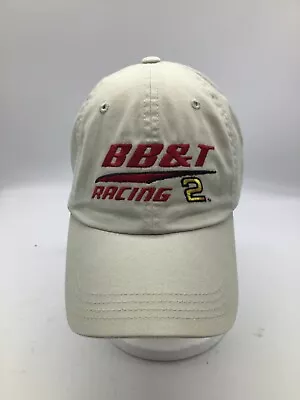 BB&T Racing #2 Beige Adjustable Cotton Baseball Cap H3 • $8.98