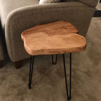 GREENAGE Cedar Roots Stool Natural Edge Coffee Table Side Table Nightstand 21  H • $84.99