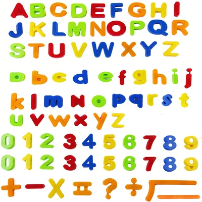£5.49 • Buy MAGNETIC Alphabets Letters & Numbers Fridge Magnets Pre School Home Learning Toy