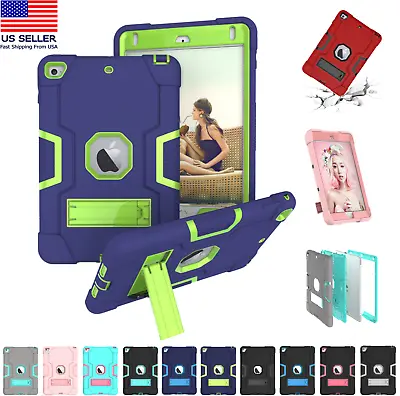 Shockproof Heavy Duty Hard Case Stand Cover For IPad 7th Gen Air Mini 1 2 3 4 5 • $11.02