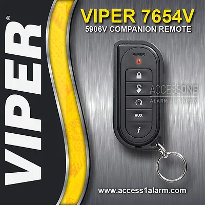 Viper 7654V 1-Way 5-Button Replacement Remote Control Transmitter For The 5906V • $65.99