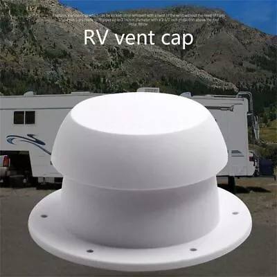 Outlet Round Vent Air Mushroom Head Shape RV Roof Ventilation Cap Motorhome • $19.72