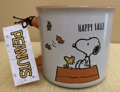 Peanuts Snoopy & Woodstock “HAPPY FALL”  Mug ~ NWT! • $22