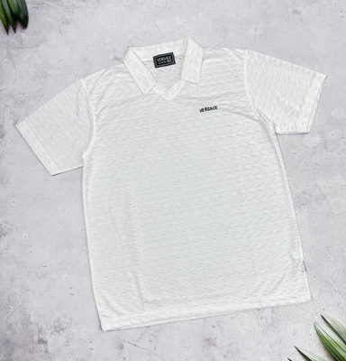 $77 • Buy Vintage 90's Versace Classic V2 T-Shirt Geometric White Size M