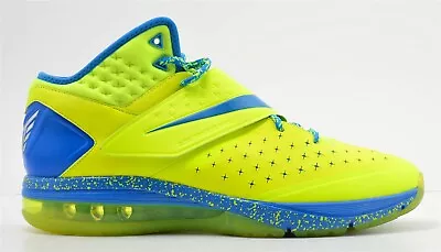 New Nike Cj81 Trainer Max Volt Shoes Sz 12 Blue Yellow Calvin Johnson 603711 700 • $289.95