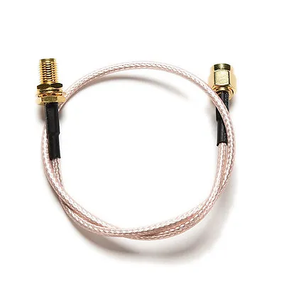 £2.92 • Buy Cable RP.SMA Male Jack To Female Plug Bulkhead Crimp RG316 Pigtail 30cm  Dz