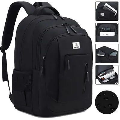 BAIGIO Men/Women Laptop Backpack Waterproof 40L Large Rucksack Travel School Bag • £13.99