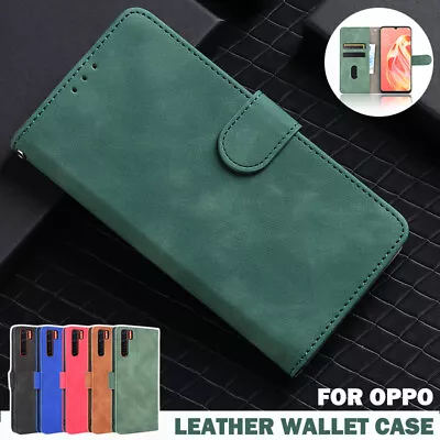 For OPPO A91 A5/A9 2020 A52/A72 Find X2 Pro Neo Case Leather Wallet Flip Cover • $12.99