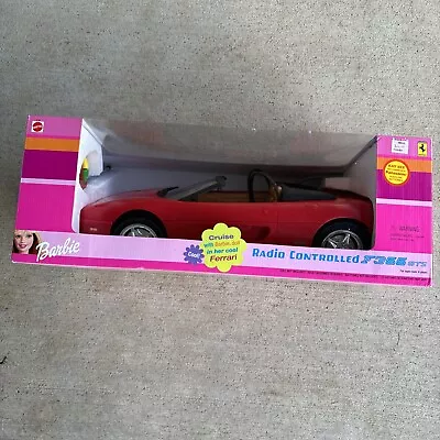 Barbie RC FERRARI F355 GTS Radio Controlled Red Car R/C Convertible Vehicle  • $334.51