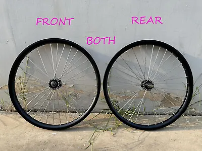Heavy Duty 26  Bicycle Wheel 680g Spokes Bike Rim Front & Rear 10G Spoke Wheel • $85.66