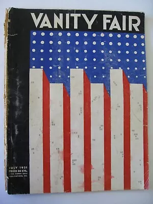 1931 July VANITY FAIR MAGAZINE -  • $35