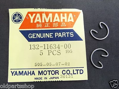 Yamaha YG1 JT1 LB80 FS1 LS2 RD125 YAS1 YAS3 Piston Pin Clip X2 NOS 132-11634-00 • $38.76