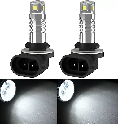 LED 20W 862 H27 White 6000K Two Bulbs Fog Light Replacement Upgrade Lamp Stock • $25.50