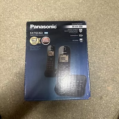 Panasonic KX-TGC422 Twin Digital Cordless Answering System • £29.99