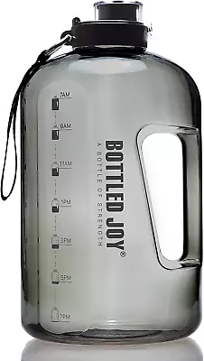 1 Gallon Water Jug With Flip-Top Lid And Handle Strap Leak-Proof BPA Free Reusa • $29.88