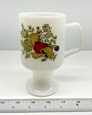 Vintage Collectible Spice Of Life Corningware Coffee Footed Pedestal Mug Cup • $5