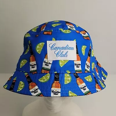 Canadian Club Bucket Hat Blue Limited Edition Collectable Beer Lime Promotional • $23.99