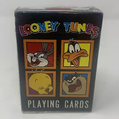 Vintage 1993 Looney Tunes Playing Cards - New Sealed Tweety Taz Bugs Bunny Etc • $6