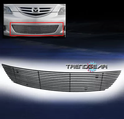 2004 2005 2006 Mazda 3 Sport Hatchback Front Bumper Lower Billet Grille Polished • $53.95