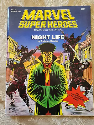 Marvel Super Heroes RPG MLA3 Night Life TSR 6897 • $76.69