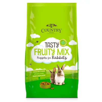 Country Value Rabbit Food Nuggets Rich In Fibre For Healthy Digestion 1.5kg 10kg • £4.99