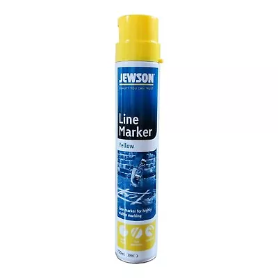 £9.99 • Buy Jewson Line Marker Yellow For Highly Visible Marking  Semi Permanent 750ml