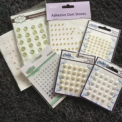 £1.99 • Buy Assorted Gem Sheets Self Adhesive  Card Making Scrapbooking Pack4