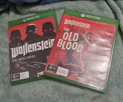 Wolfenstein The New Order/The Old Blood Xbox One XB1 Like New Double Pack Games • $28