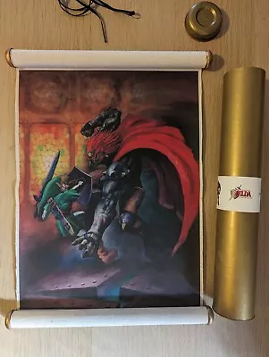Extremely Rare: Legend Of Zelda Ocarina Of Time 2011 Nintendo Connections Scroll • $10000