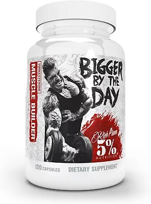 5% Nutrition BIGGER BY THE DAY 120 Capsules - MUSCLE BUILDER • $48.99