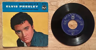 45 7  French Ep Elvis Presley Mystery Train Blue Label #3 • $19.99