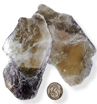 Lepidolite Natural Crystals Brazil 102 Grams 2 Piece Lot • $5.59