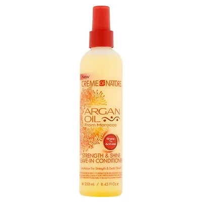 Creme Of Nature Argan Oil Strength & Shine Leave In Conditioner 250ml • £7.99