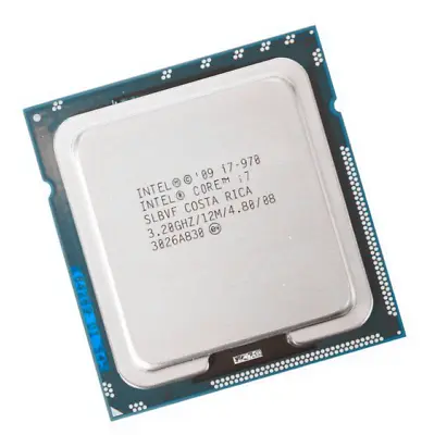 Intel Core I7-970 12M Cache 3.20 GHz SLBVF LGA1366 130W 32nm CPU Processor  • $25