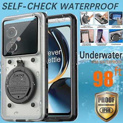 Self-Check Waterproof Case Cover For OnePlus Nord N30 5G/N100/N20/12/11/10/9 Pro • $23.99