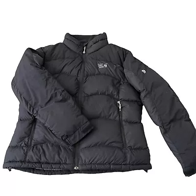 Mountain Hardwear Goose Down Puffer Jacket Women’s Size XL Black Puffy • $89.95