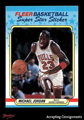 1988-89 Fleer Stickers #7 Michael Jordan BULLS • $0.99