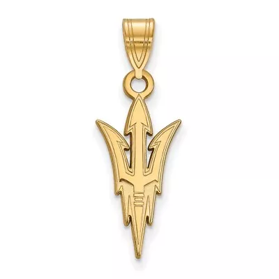 14k Yellow Gold LogoArt Arizona State University Pitchfork Pendant 0.72g • $228