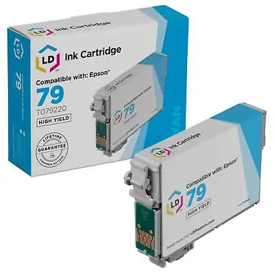 LD T079220 79 Remanufactured Cyan Inkjet Cartridge For Epson Artrisan 1430 1400 • $6.99