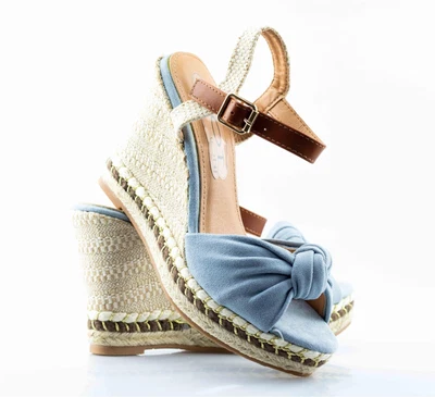 £19.95 • Buy Womens Ladies Summer Beach Fashion Wedge Espadrilles Comfy Sandals Shoes Size