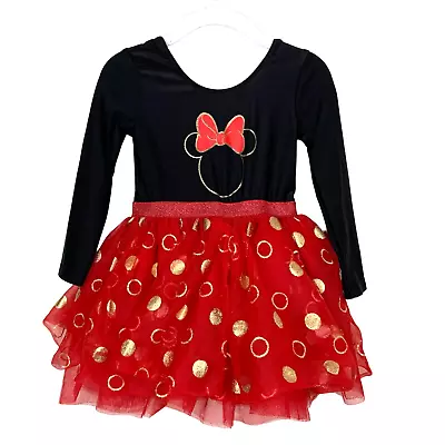 Disney Jr 2T Minnie Mouse Leotard Tutu Dress • $15