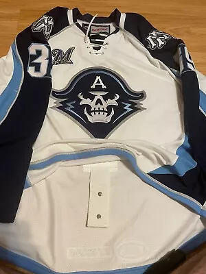 Rookie Game Worn Trenin 2015-16 Milwaukee Admirals CCM AHL Hockey Jersey White • $475