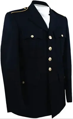 Us Army Men's 52l Military Service Dress Blue Blues Asu Uniform Coat Jacket New • $30