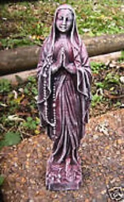 Latex Mary Mold Plaster Cement Concrete Rubber Religious Mould 12.5 H X 3.5 W • $79.95