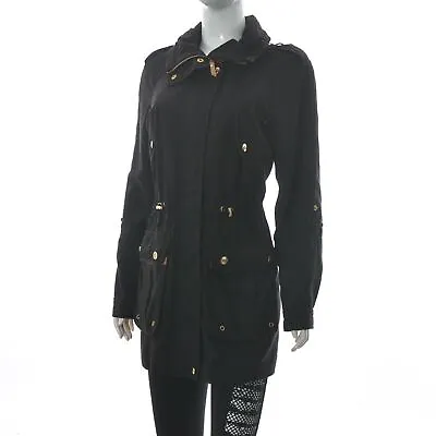 Vero Mode Women's HOLLY PARKA KM SHINY GOLD AC Coat Jacket Rivets Detail Size XS • $47.17