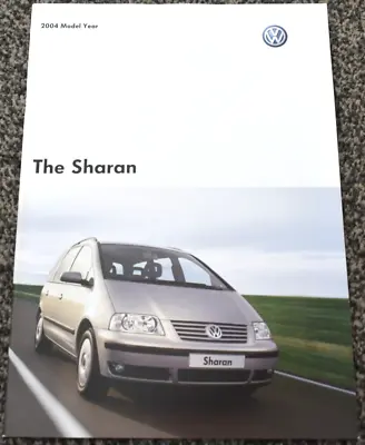 Volkswagen Sharan Uk Sales Brochure July 2003 New Old Stock • $9.90