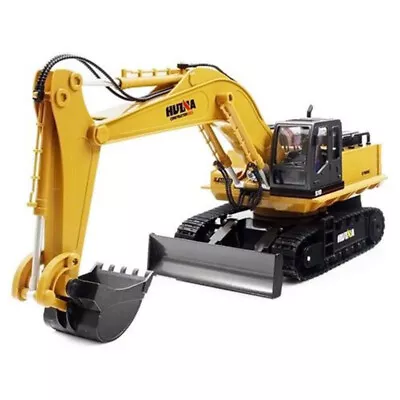 Huina Toys 1510 1531 1:16 2.4Ghz 11Ch Rc Car Excavator 680-Degree Rotation • $65