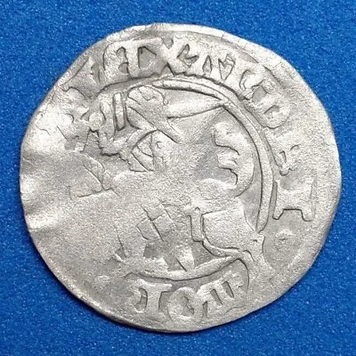  Halfgroat - Zygmunt I Lithuania 1509-1518  Silver Coin. • $22