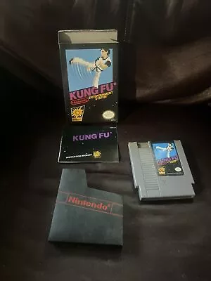 Kung Fu NES Nintendo Complete In Box CIB Very Good Condition! Circle Seal! RARE! • $51