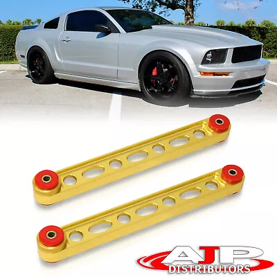 Gold Rear Lower Control Arms Suspension Upgrade LCA For 2005-2014 Ford Mustang • $107.99